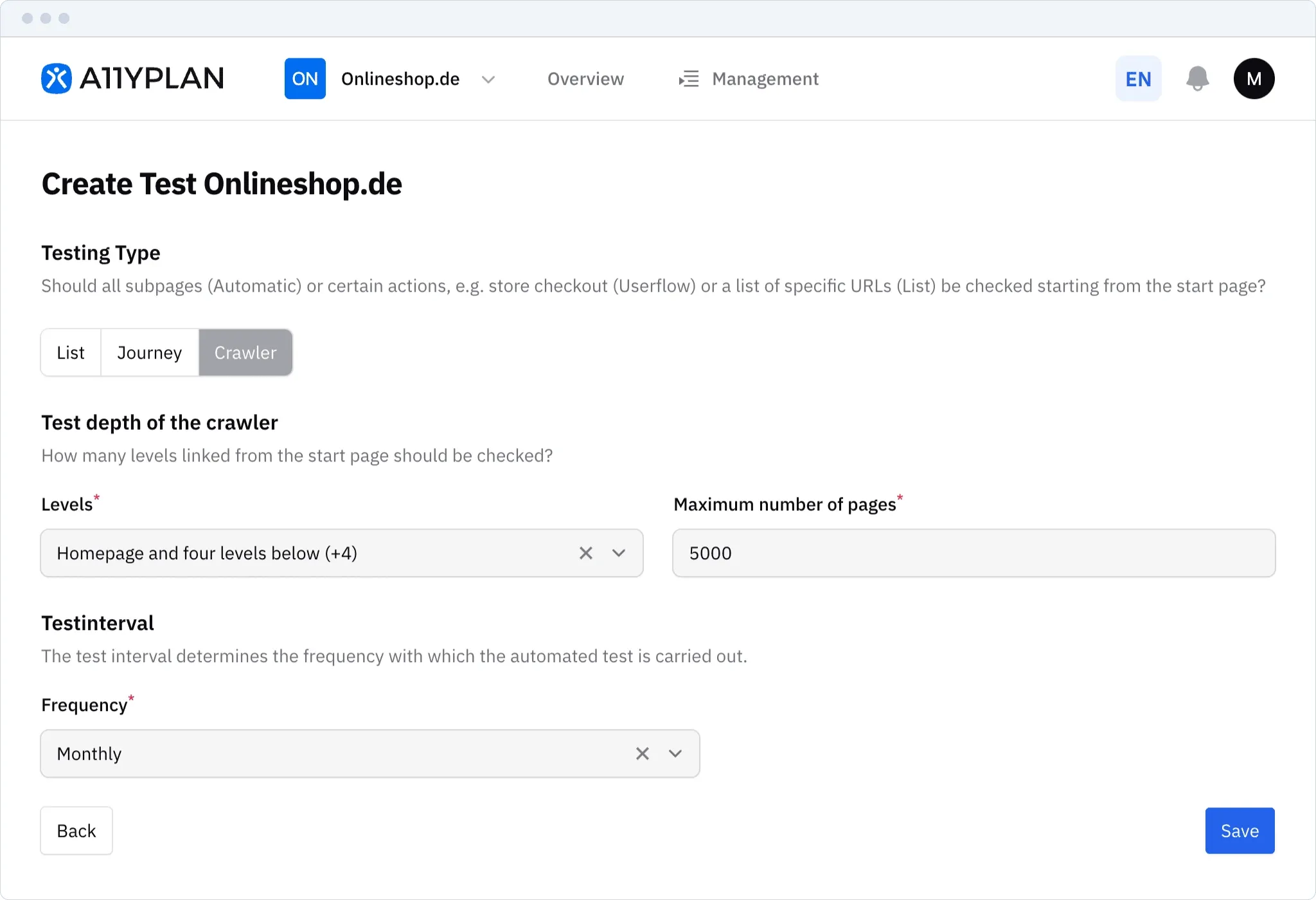 Monitoring Screenshot